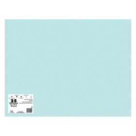 Dohe Pack de 25 Cartulinas de 180 G/M2 - Tamaño 50x65cm - PH Neutro - Libres de Cloro Elemental - Colorantes Biodegradables - Color Azul Sado