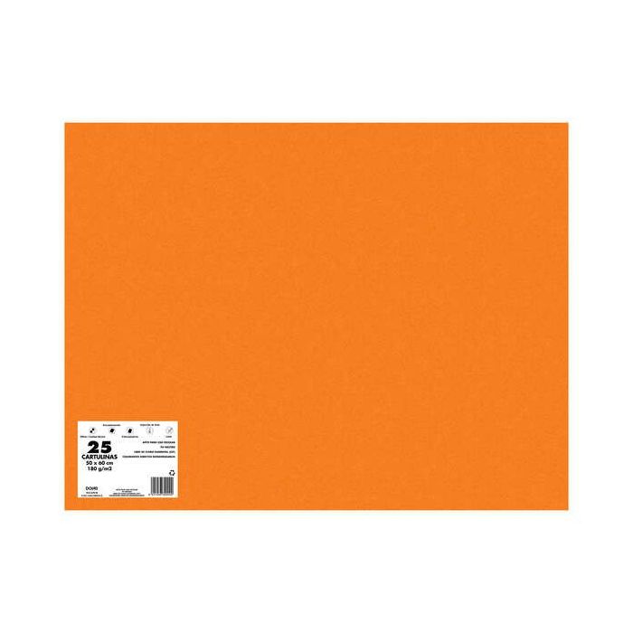 Dohe Cartulinas de Colores de 180 G/M2 - 50x65cm - PH Neutro - Libres de Cloro Elemental - Colorantes Biodegradables