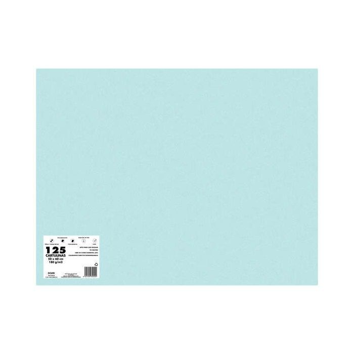 Dohe Cartulinas de Colores de 180 G/M2 - PH Neutro - Libres de Cloro Elemental - Colorantes Directos Biodegradables - para Impresion Offset, Inyeccion de Tinta, Laser, Fotocopiadoras - Paquetes Retractilados
