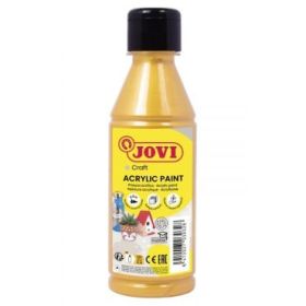 Jovi Jovidecor Acryl Pintura Acrilica Satinada - Pintura Acrilica Base Agua - Acabado Satinado - Alto Poder Cubriente - Aplicable en Cualquier Superficie - Color Naranja