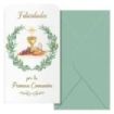 Dohe Caliz Pack de 6 Tarjetas/Billeteros de Felicitacion de Comunion con Sobre - Tamaño 9x16cm - Papel Offset - Impresas a todo Color