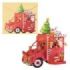 Dohe Truck Tarjeta 3D de Felicitacion Navideña con Sobre - Tamaño 14.5x11cm - Impresas a todo Color