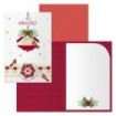 Dohe Bird House Pack de 6 Tarjetas de Felicitacion Navideña con Sobre - Tamaño Cerrada 11.5x17cm, Abierta 23x17cm - Papel Offset - Impresas a todo Color