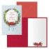 Dohe Holly Pack de 6 Tarjetas de Felicitacion Navideña con Sobre - Tamaño Cerrada 11.5x17cm, Abierta 23x17cm - Papel Offset - Impresas a todo Color