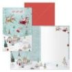 Dohe Laponia Pack de 6 Tarjetas de Felicitacion Navideña con Sobre - Tamaño Cerrada 11.5x17cm, Abierta 23x17cm - Papel Offset - Impresas a todo Color