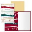 Dohe Grove Pack de 6 Tarjetas de Felicitacion Navideña con Sobre - Tamaño Cerrada 11.5x17cm, Abierta 23x17cm - Papel Offset - Impresas a todo Color