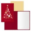 Dohe Abeto Pack de 6 Tarjetas de Felicitacion Navideña con Sobre - Tamaño Cerrada 11.5x17cm, Abierta 23x17cm - Papel Offset - Impresas a todo Color