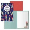 Dohe Cascanueces Pack de 6 Tarjetas de Felicitacion Navideña con Sobre - Tamaño Cerrada 11.5x17cm, Abierta 23x17cm - Papel Offset - Impresas a todo Color