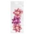 Dohe Chic Pack de 3 Lazos para Regalo - Forma de Estrella - Tamaño 8cm - Color Rosa