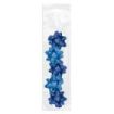 Dohe Chic Pack de 5 Lazos para Regalo - Forma de Estrella - Tamaño 5.6cm - Color Azul