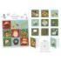 Bismark Pack de 9 Tarjetas de Felicitacion Navideña - Adhesivo en la Parte Trasera - Diseños Variados