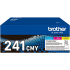 Brother TN241 Pack de 3 Cartuchos de Toner Originales - Cian, Magenta, Amarillo - TN241CMY-3