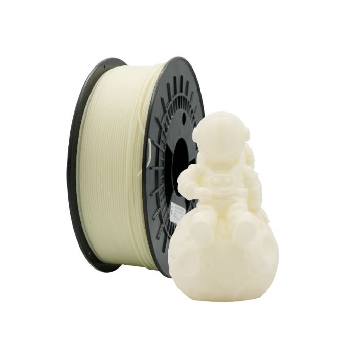 Filamento 3D PLA - Diametro 1.75mm - Bobina 1kg - Color Brillo en la Oscuridad