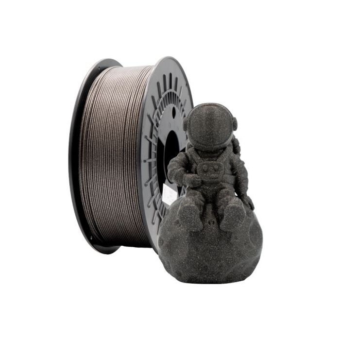 Filamento 3D PLA GLITTER - Diametro 1.75mm - Bobina 1kg - Color Negro
