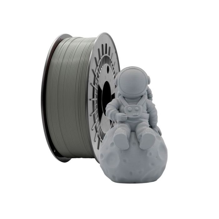 Filamento 3D PLA MATE - Diametro 1.75mm - Bobina 1kg - Color Gris Oscuro