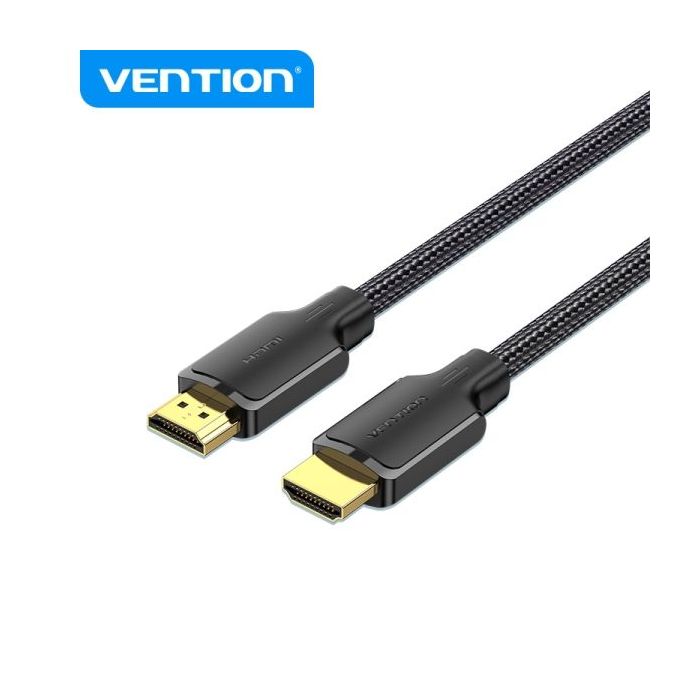 Vention Cable HDMI 2.0 4K - Resolucion 4K a 60Hz - Soporte 3D - Sincronizacion Perfecta - Conectividad Universal - Color Negro
