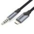 Vention CableTech Adaptador Micro-USB a Jack 3.5 - Conectores de Alta Calidad - USB 2.0 - Color Negro