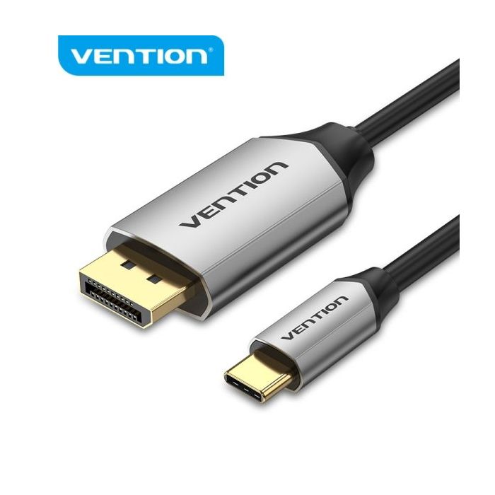 Vention Adaptador USB-C a DisplayPort - Conexion Estable y Rapida - Color Negro