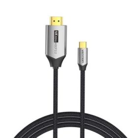 Vention Cable USB-C a HDMI 4K - Resolucion 4K@60Hz - Plug - Play - Conectores chapados en oro - Color Negro