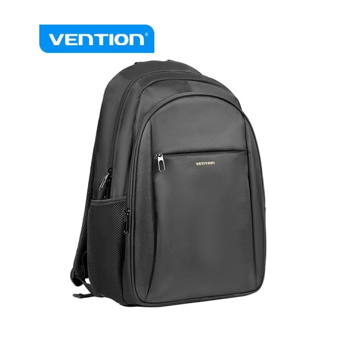 Vention Mochila para Portatil - Capacidad 20L - para Laptops 15.6" - Material Resistente al Agua y Arañazos - Color Negro