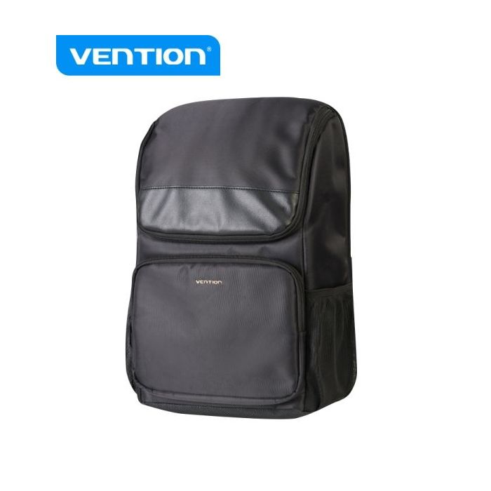 Vention Mochila Impermeable para Portatil - Tejido Oxford - Compartimento 15.6" - Capacidad 19L - Color Negro