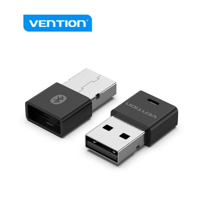 Vention NAHB0 Adaptador USB Bluetooth 5.3 - Audio 24 bits/192 kHz - Emparejamiento 5 dispositivos - Alcance 20m - Color Negro