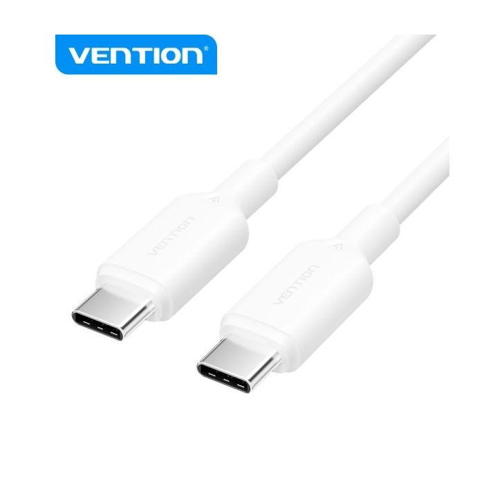 Vention Cable USB - Niquelado - 60W - 3A - Color Blanco