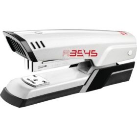 Maped Half Strip A-3545 Grapadora Metalica de Sobremesa - Hasta 25 Hojas a la Vez - Admite Grapas 24/6 y 26/6 - Grapado Abierto y Cerrado - Color Blanco