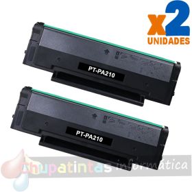 Pantum PA210 Negro Pack de 2 Cartuchos de Tóner Genéricos