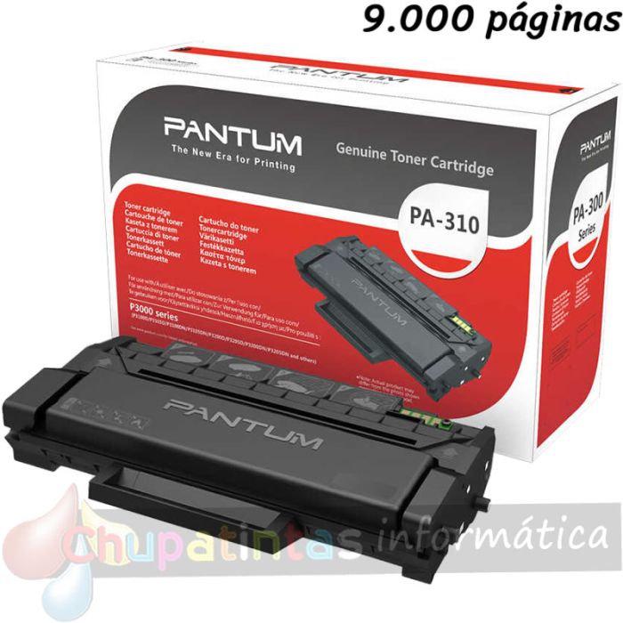 Pantum PA310X Negro Cartucho de Tóner Original