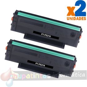 Pantum PE216 Negro Pack de 2 Cartuchos de Tóner Genéricos
