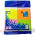 Global Notes inFO Brillant Pack de 4 Blocs de 50 Notas Adhesivas 50 x 40mm -  Colores Amarillo, Naranja, Rosa y Verde