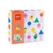 Apli Juegos de Gomets Geometricos Emociones - Didactico - Removibles - Incluye Laminas y Ejemplos - Estimula Psicomotricidad y Pensamiento Matematico - Recomendado desde 3 Años