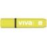 Molin Viva Marcador Fluorescente - Trazo entre 1 y 5mm - Tinta con Base de Agua - Color Amarillo
