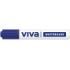 Molin Viva Rotulador para Pizarra Blanca - Punta Redonda de Fibra Sintetica - Trazo 3mm - Tinta con Base de Alcohol - Color Azul