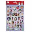 Apli Bolsa con 52 Pegatinas Navideñas Modelo Adviento Casa - Adhesivo Permanente - Motivos Navideños - Ideal para Decorar Regalos y Tarjetas