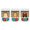 Bismark Pack de 2 Rollos de Cinta Washi-Tape Navideña para Regalos - Tematica Reyes Magos - Medidas 20mmx3m y 30mmx3m - 3 Diseños Aleatorios