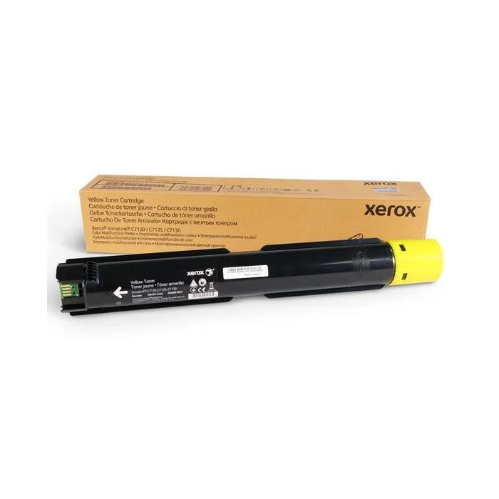 Xerox VersaLink C7120 C7125 C7130 Amarillo Cartucho de Toner Original - 006R01827