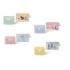 Bismark Pack de 24 Tarjetas de Felicitacion Navideña con Sobre Pastel - Tamaño Tarjeta 12.5x17.5cm - Diseños Variados Pastel
