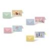 Bismark Pack de 24 Tarjetas de Felicitacion Navideña con Sobre Pastel - Tamaño Tarjeta 12.5x17.5cm - Diseños Variados Pastel