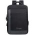 L-Link Mochila para Portatil 15.6" - Bolsillo Exterior - Puerto USB Exterior para Carga - Interior Compartimentado - Cobertura Exterior Repelente a Agua - Color Negro/Gris