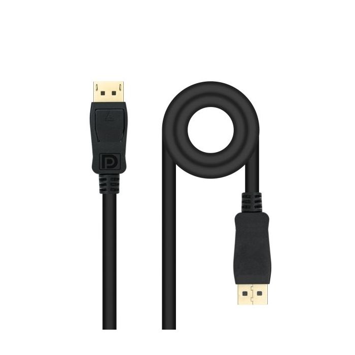 Nanocable Cable Displayport 1.4 DP/M-DP/M - Longitud 5m - Soporta Resoluciones de Video de hasta 8K - Color Negro