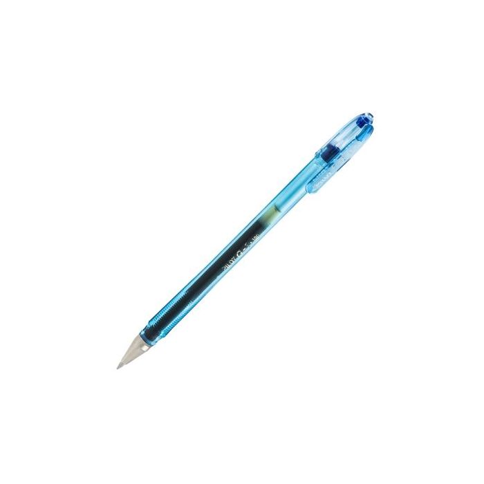 Pilot Boligrafo de Gel G1 - Recargable - Punta de Bola 0.7mm - Trazo 0.32mm - Cuerpo Transparente - Color Azul