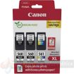 Canon PG560XL/CL561XL Pack de 3 Cartuchos de Tinta Originales + Papel Fotografico Brillante GP-501 - 3712C012