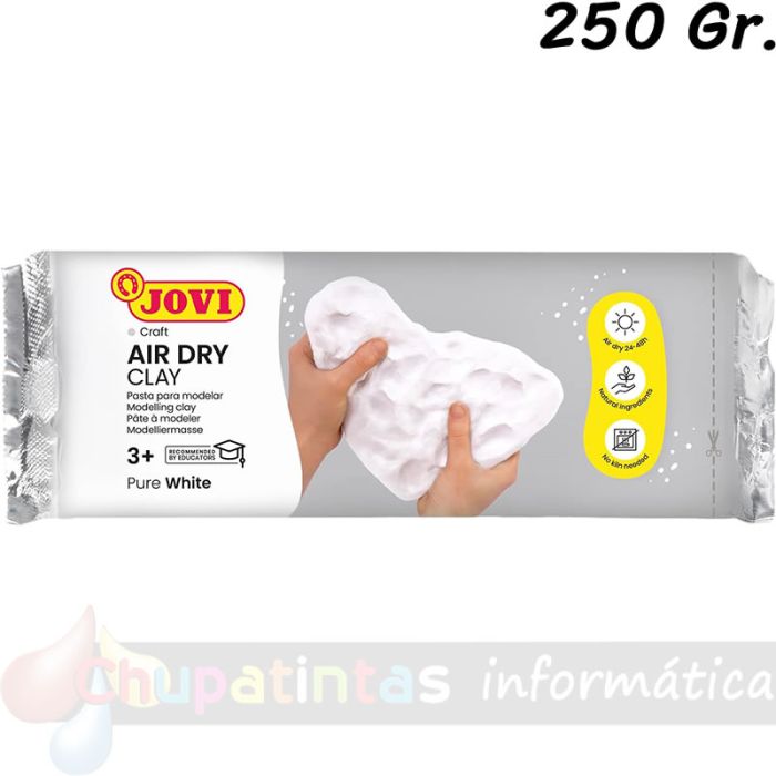 Jovi Air Dry Pasta para Modelar 250gr - Color Blanco - Mejor Precio