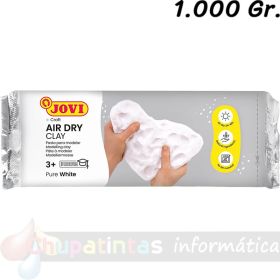 Jovi Air Dry Pasta para Modelar 1000gr - Color Blanco - Mejor Precio