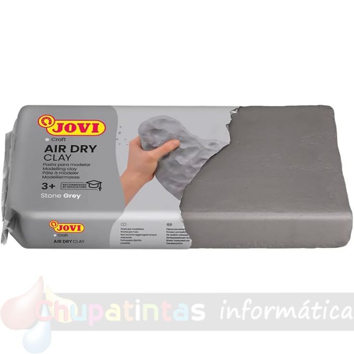 Jovi Air Dry Pasta para Modelar 500gr - Color Gris - 1