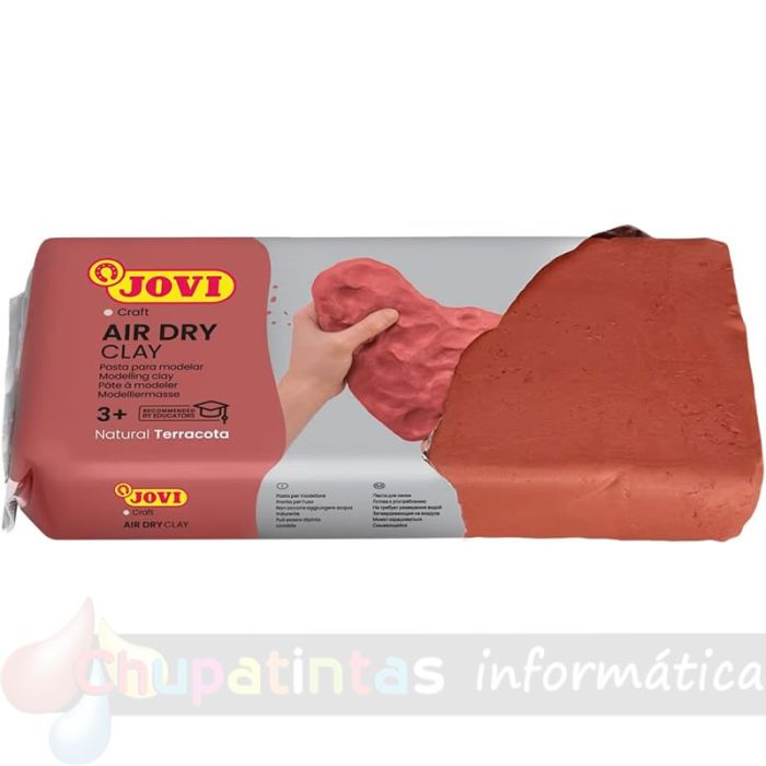 Jovi Air Dry Pasta para Modelar 500gr - Color Terracota - 1
