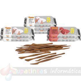 Jovi Air Dry Pasta para Modelar con 7 paquetes de 500gr - Colores Surtidos - 2