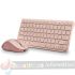 NGS Fantasy Pack Teclado Compacto Silencioso + Ratón Silencioso 1600dpi 5 Botones - Conexión 2,4GHz, BT1 y BT2 - Color Rosa-2